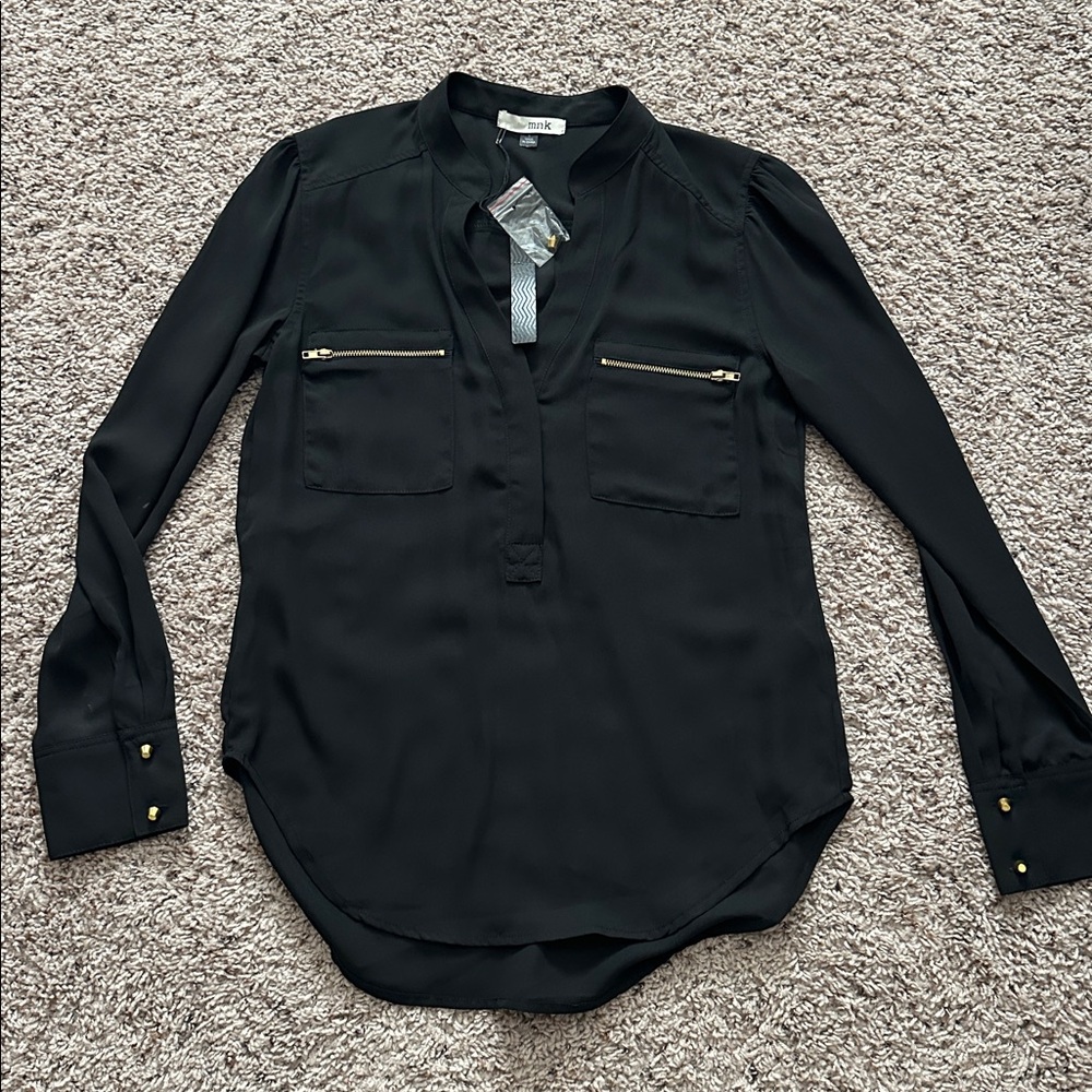 Elegant Black Women's Top